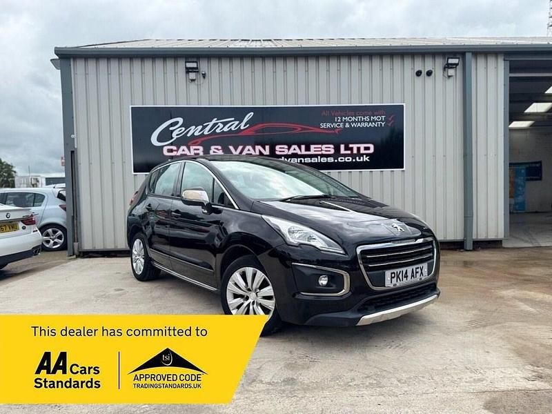 Black Used 2014 Peugeot 3008 Active SUV | £3,995 (Fair price) - Image 1/4
