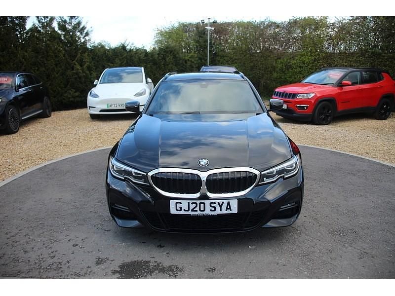 Used BMW 330 M Sport 2020 Black sapphire metallic paint Estate