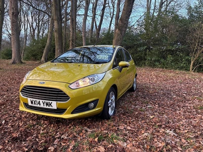 Used Ford Fiesta Zetec 2014 Yellow Hatchback