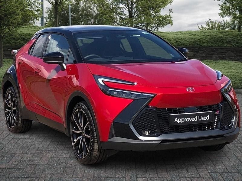 Scarlet flare bitone Used 2025 Toyota C-HR Sport SUV | £40,995 - Image 1/4