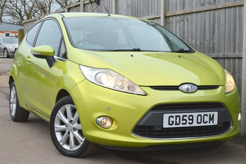 Used Ford Fiesta Zetec 96 HP (70 kW) 2009 Green Hatchback
