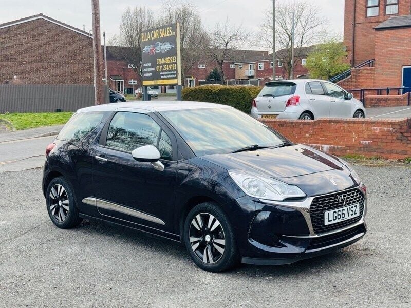 Blue Used 2016 DS Automobiles DS3 Chic Hatchback | £4,500 (Fair price) - Image 1/4