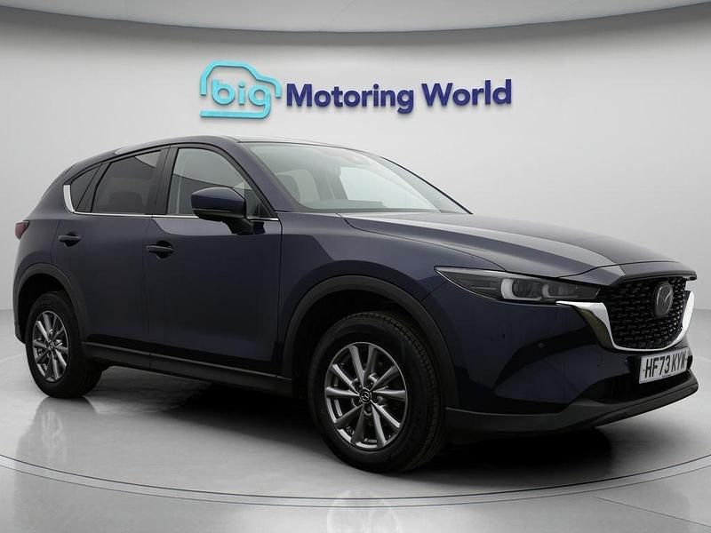 Blue Used 2023 Mazda CX-5 Center-Line SUV | £17,800 (Good price) - Image 1/4
