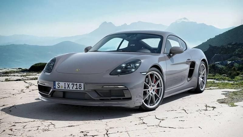 Arctic grey Used 2023 Porsche 718 Cayman Coupe | £73,490 (Expensive) - Image 1/4