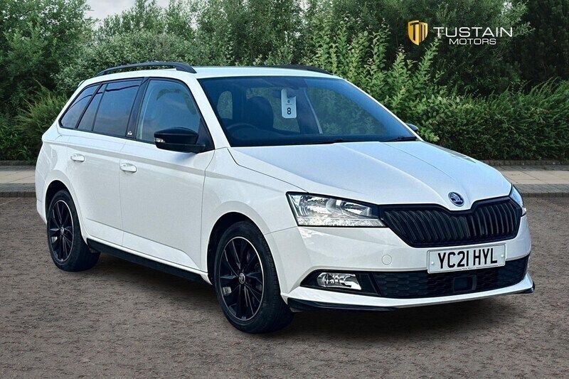 Candy white Used 2021 Skoda Fabia Monte Carlo Estate | £14,799 (A bit pricey) - Image 1/4