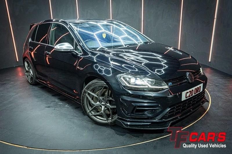 Black Used 2017 VW Golf VII R Hatchback | £21,295 (Expensive) - Image 1/4
