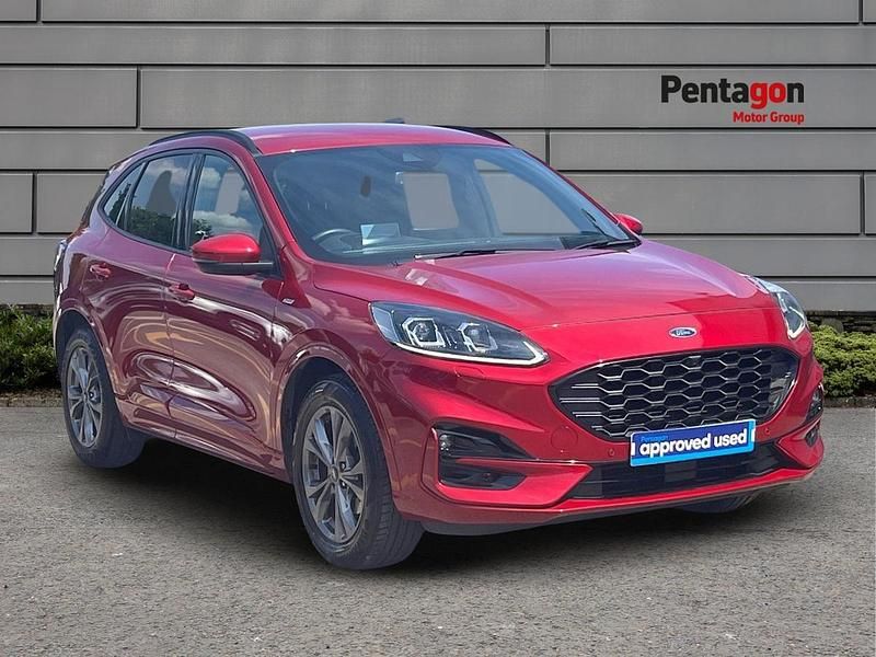 Red Used 2020 Ford Kuga ST-Line SUV | £15,995 (Fair price) - Image 1/4