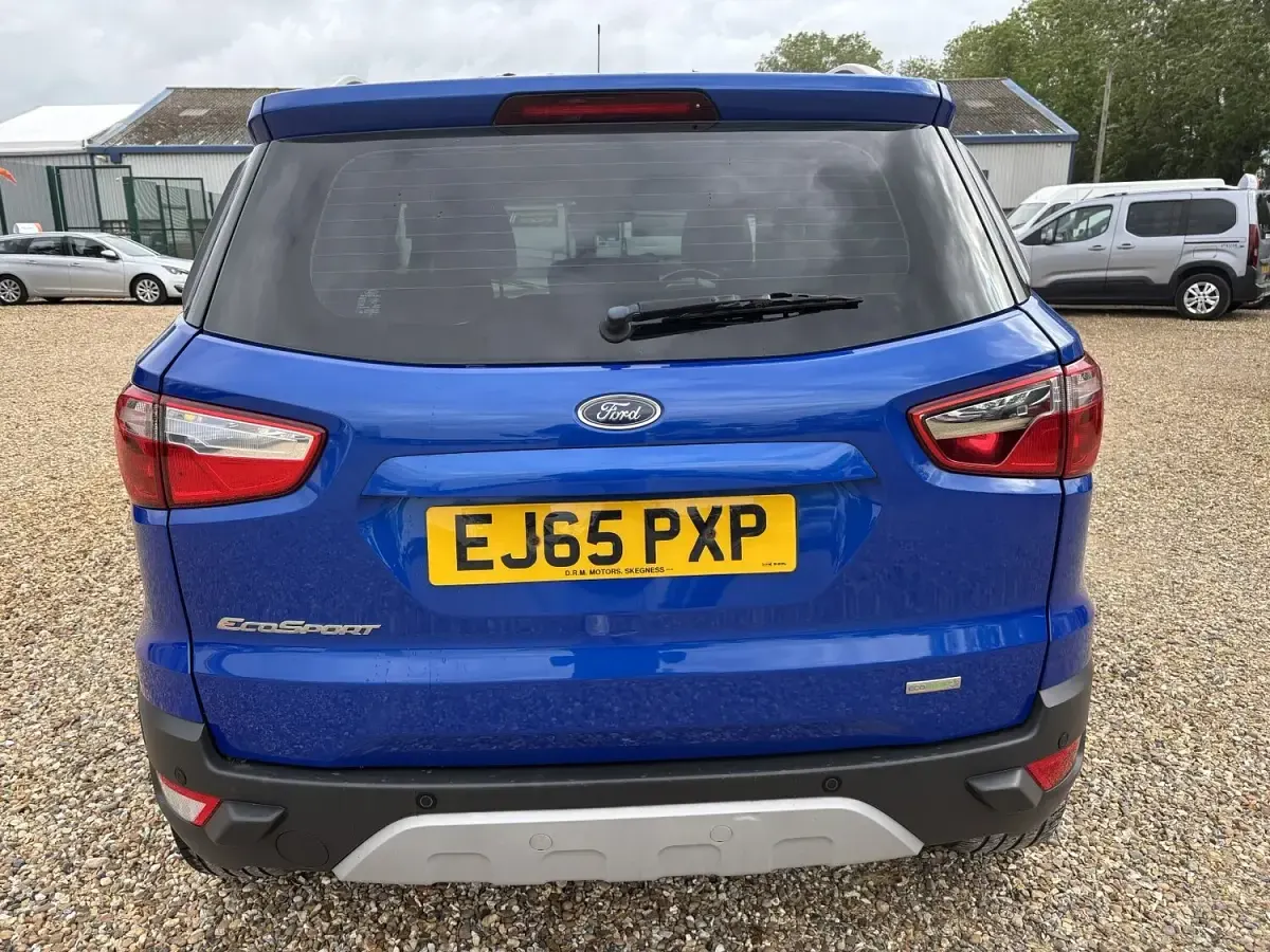Used Ford Ecosport Titanium 2015 Blue SUV