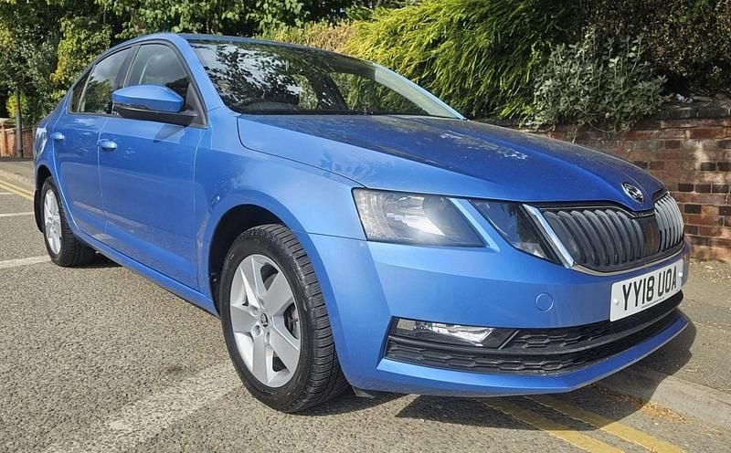 Used Skoda Octavia SE 150 HP (110 kW) 2018 Blue Hatchback