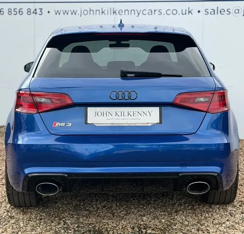 Used Audi RS3 Comfort 367 HP (269 kW) 2016 Blue Sedan