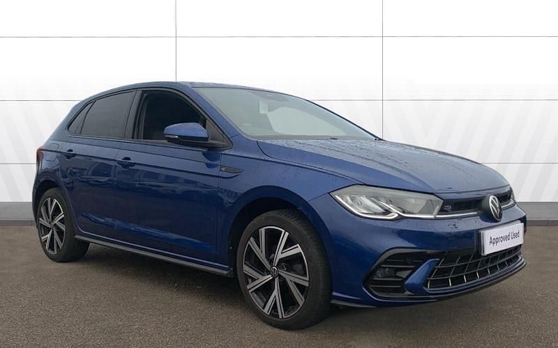 Used VW Polo R-line 110 HP (80 kW) 2023 Blue Hatchback