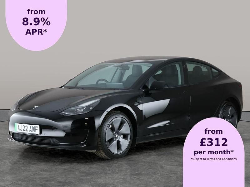 Black Used 2022 Tesla Model 3 RWD Sedan | £19,900 (Fair price) - Image 1/2