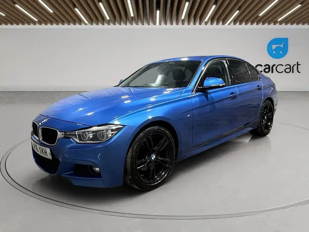 Used BMW 330 M Sport 252 HP (185 kW) 2016 Blue Sedan