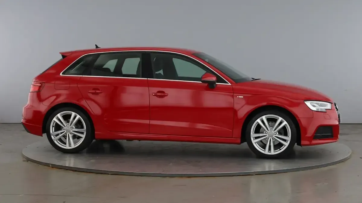 Used Audi A3 S-Line 150 HP (110 kW) 2020 Red Sedan