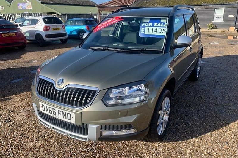 Green Used 2016 Skoda Yeti SE SUV | £11,495 (Fair price) - Image 1/1