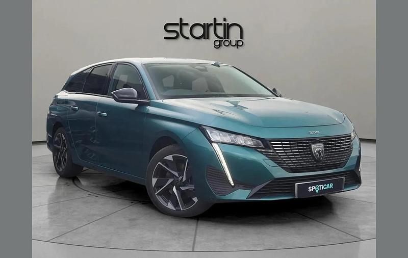 Blue Used 2022 Peugeot 308 SW Allure Premium Estate | £15,250 (Fair price) - Image 1/4