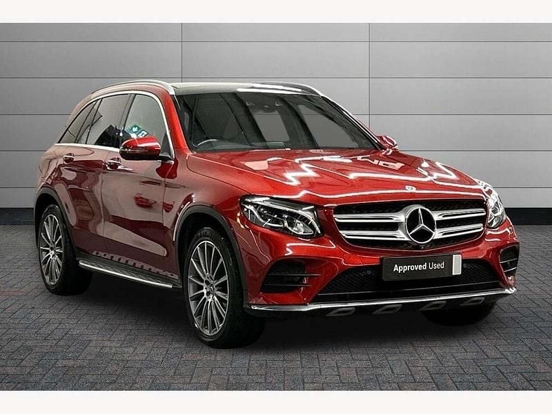 Red Used 2017 Mercedes GLC250 AMG line SUV | £22,395 (A bit pricey) - Image 1/4