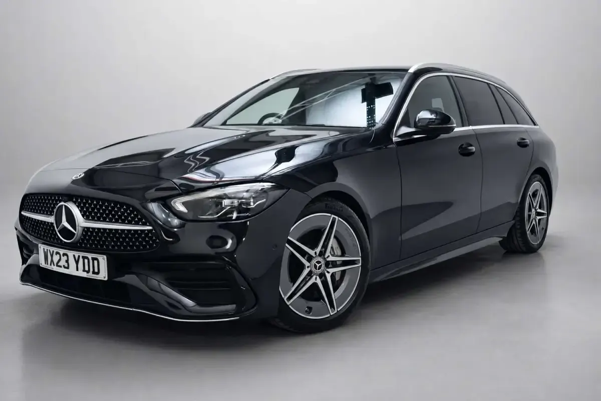 Used Mercedes C200 AMG line 224 HP (164 kW) 2023 Grey Estate