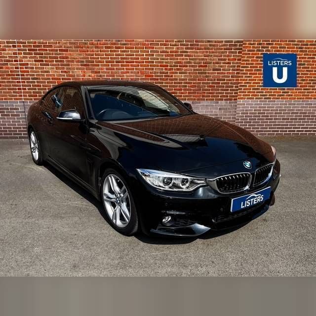 Metallic black sapphire Used 2016 BMW 420 M Sport Coupe | £10,990 (Good price) - Image 1/4
