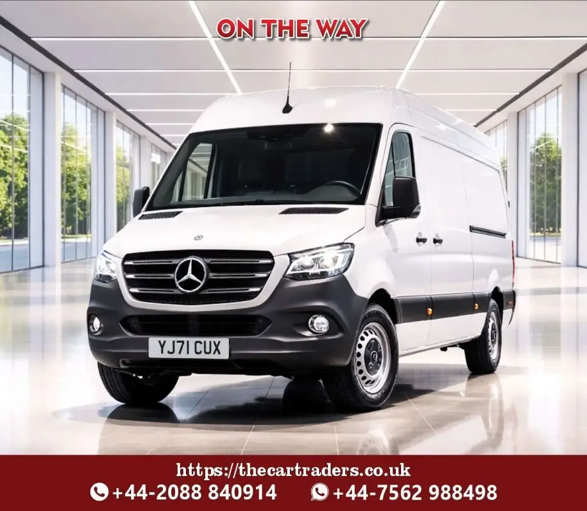 Used Mercedes Sprinter Progressive 141 HP (103 kW) 2021 White Van