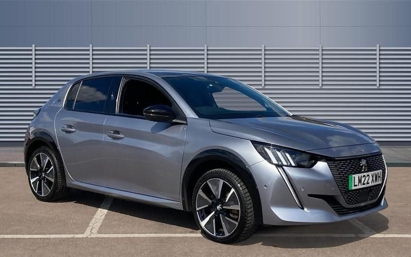 Grey Used 2022 Peugeot e-208 Premium Hatchback | £13,900 (Fair price) - Image 1/4