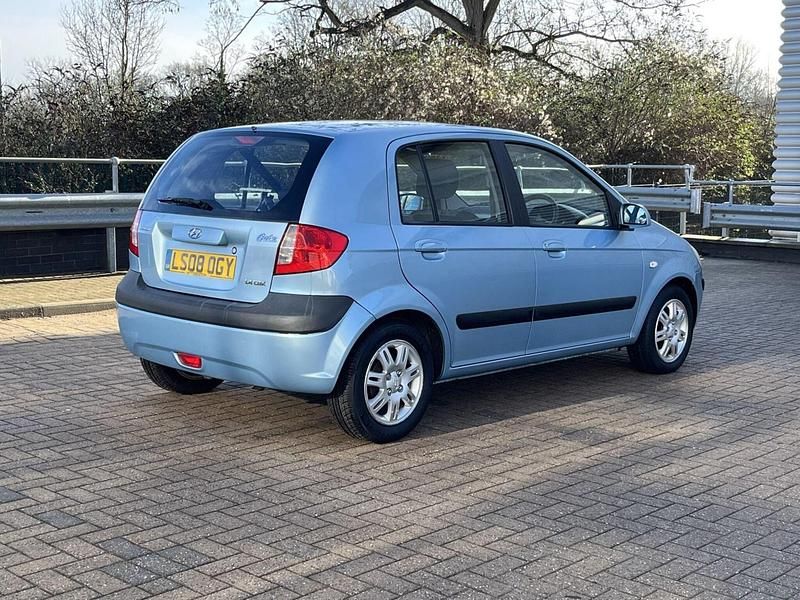 Used Hyundai Getz 95 HP (69 kW) 2008 Blue Hatchback