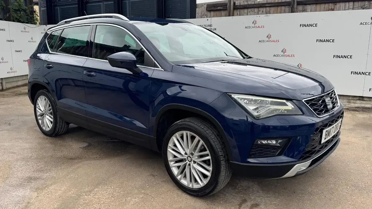 Used Seat Ateca XCELLENCE 150 HP (110 kW) 2017 Blue SUV