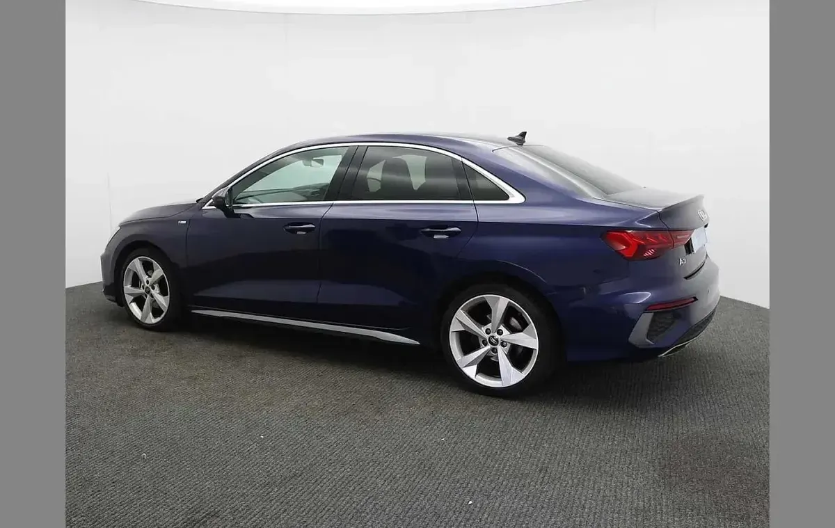 Used Audi A3 S-Line 150 HP (110 kW) 2023 Blue Sedan