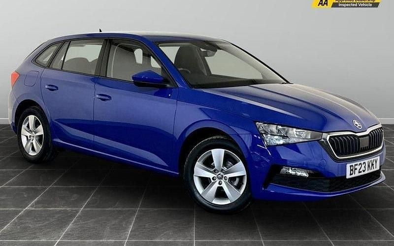 Blue Used 2023 Skoda Scala SE Hatchback | £13,395 (Good price) - Image 1/2