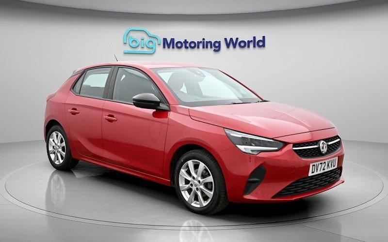 Begagnad Vauxhall Corsa Design Edition 75 HK (55 kW) 2022 Röd Halvkombi
