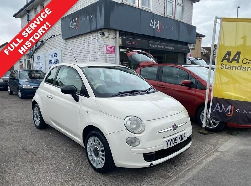 White Used 2009 Fiat 500 Pop Hatchback | £2,995 (A bit pricey) - Image 1/3