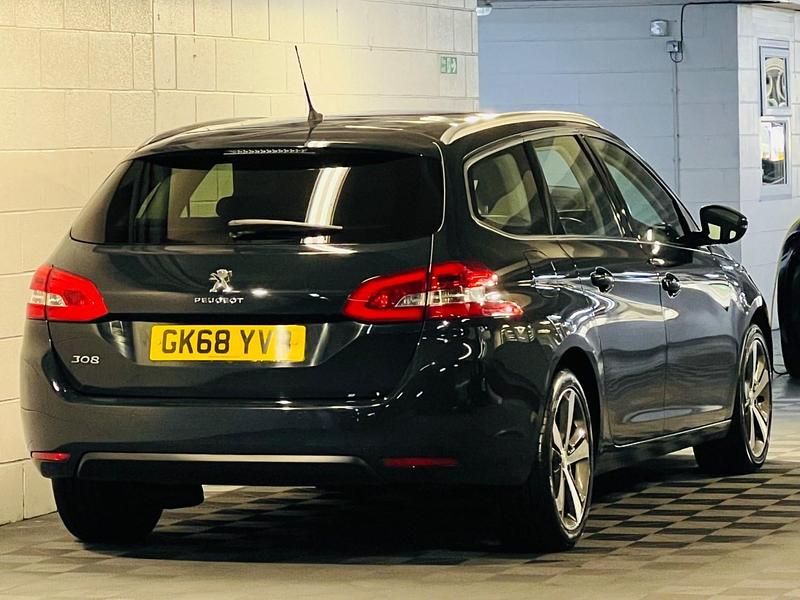 Begagnad Peugeot 308 SW Allure 2018 Grå Kombi