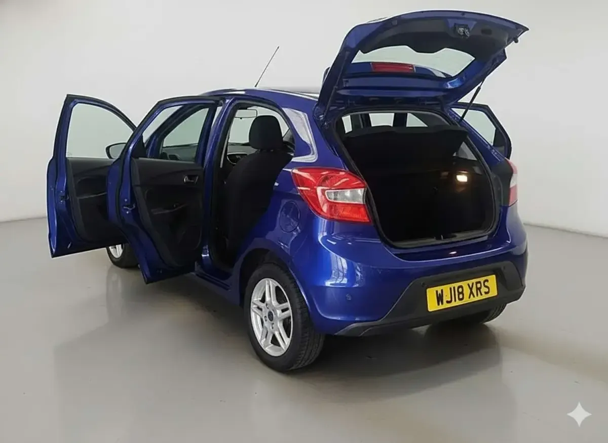 Used Ford Ka Plus Zetec 2018 Blue Hatchback
