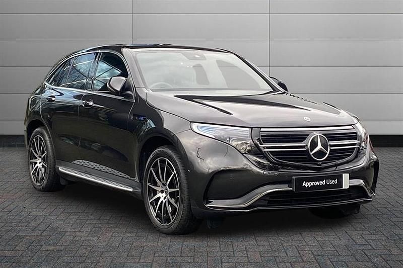 Obsidian black Used 2023 Mercedes EQC400 AMG line SUV | £28,444 (Super price) - Image 1/4