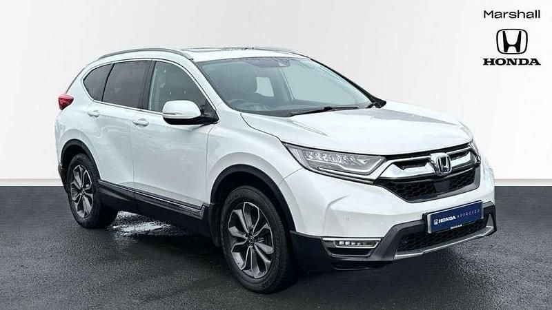 White Used 2021 Honda CR-V Hybrid SUV | £25,395 (A bit pricey) - Image 1/4