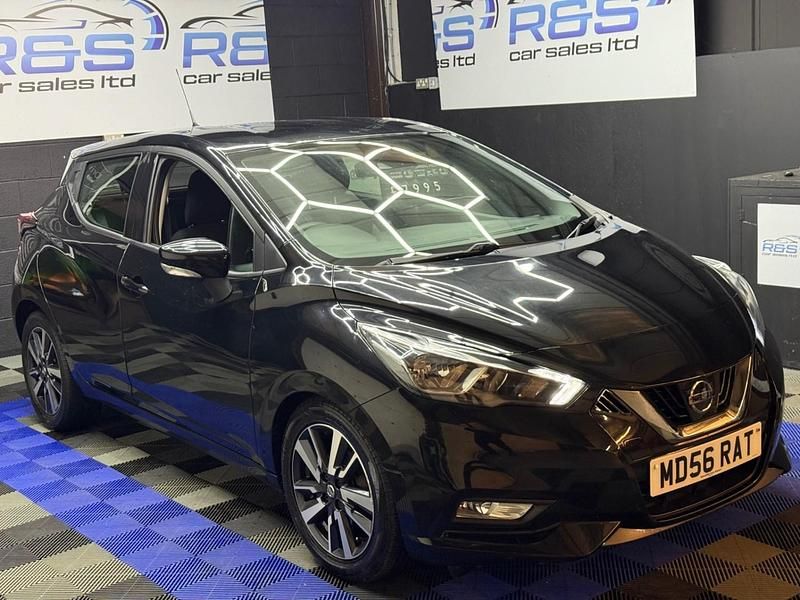 Used Nissan Micra Acenta 90 HP (66 kW) 2017 Black Hatchback