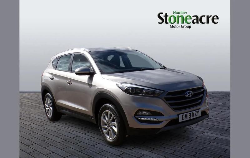 Beige Used 2018 Hyundai Tucson SE SUV | £9,495 (Fair price) - Image 1/4