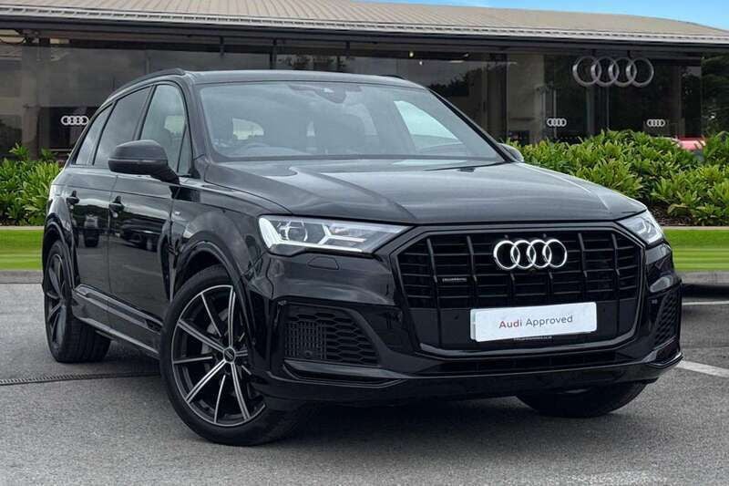 Black Used 2022 Audi Q7 Black Edition SUV | £45,980 (Good price) - Image 1/4