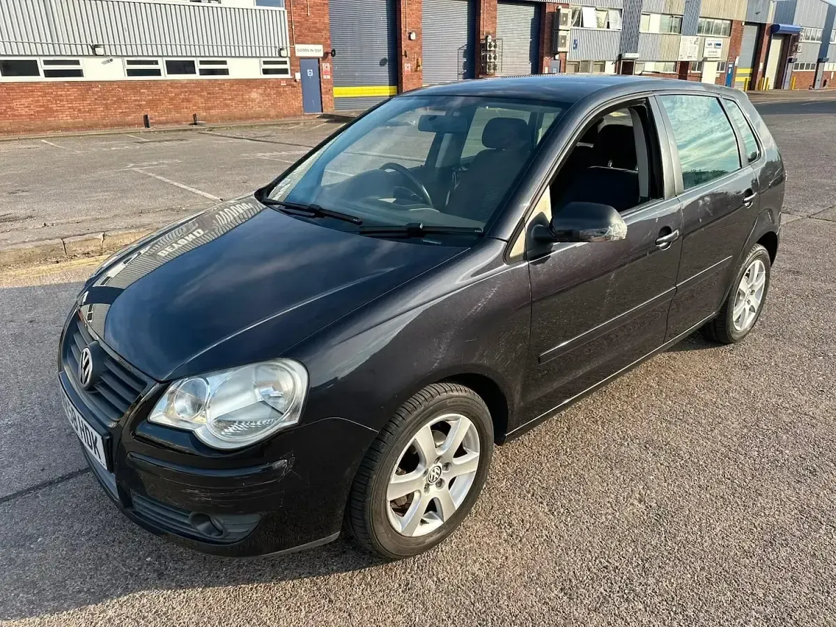 Used VW Polo Match 80 HP (58 kW) 2008 Black Hatchback