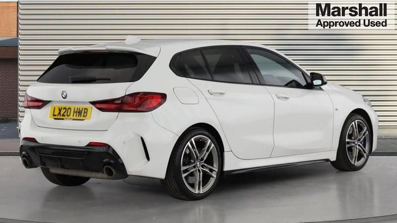Used BMW M135 Comfort Edition 306 HP (225 kW) 2020 White Hatchback
