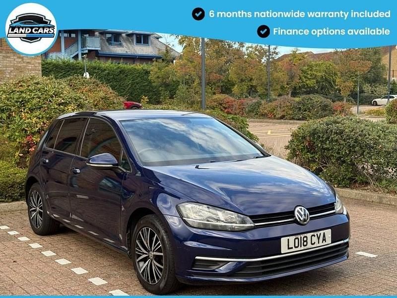 Blue Used 2018 VW Golf VII SE Hatchback | £9,990 (Fair price) - Image 1/4