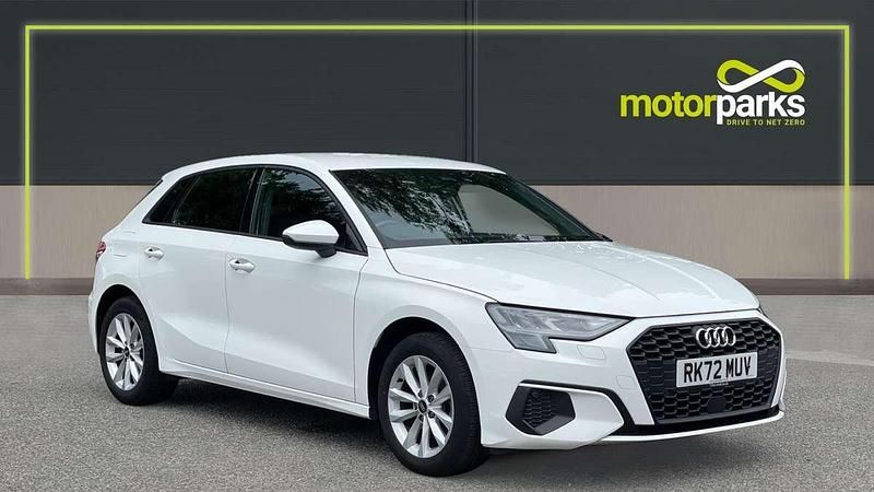 White Used 2022 Audi A3 Advanced Hatchback | £16,500 (Good price) - Image 1/4
