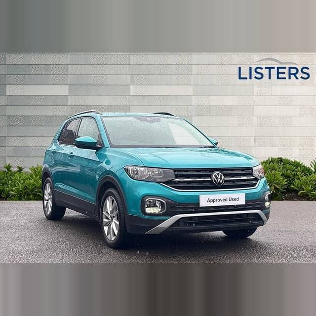 Makena turquoise Used 2022 VW T-Cross Active SUV | £16,240 (Fair price) - Image 1/4