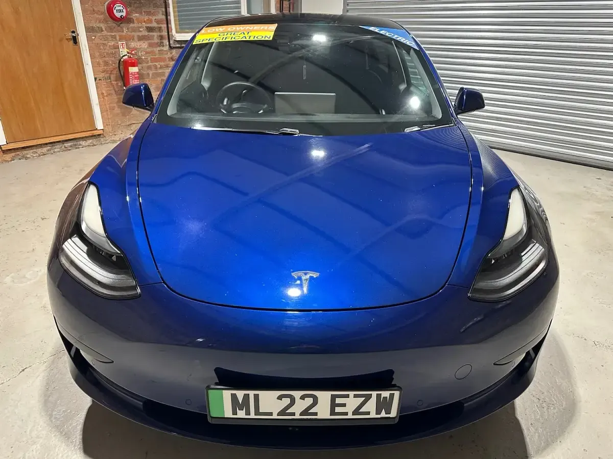 Used Tesla Model 3 Standard Range 366 kW (498 HP) 2022 Blue Sedan
