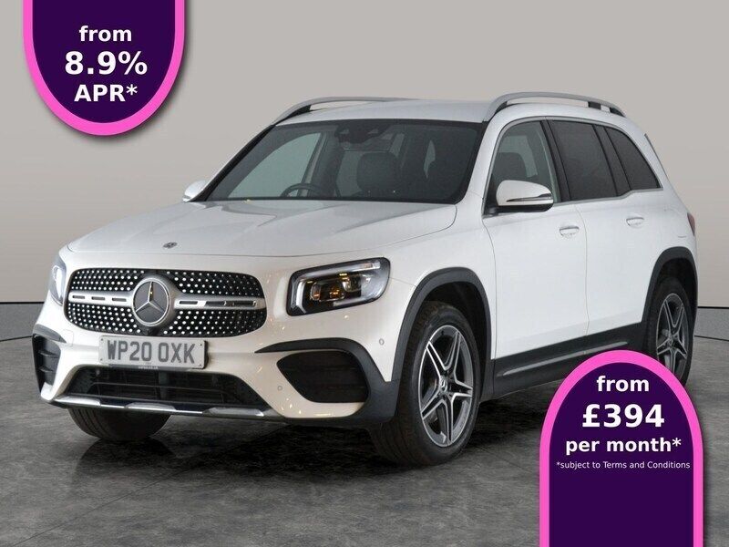 White Used 2020 Mercedes GLB200 AMG line SUV | £26,466 (Fair price) - Image 1/3
