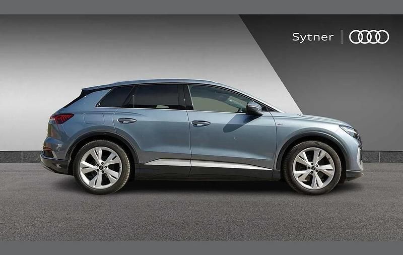 Used Audi Q4 e-tron S-Line 150 kW (204 HP) 2021 Blue SUV