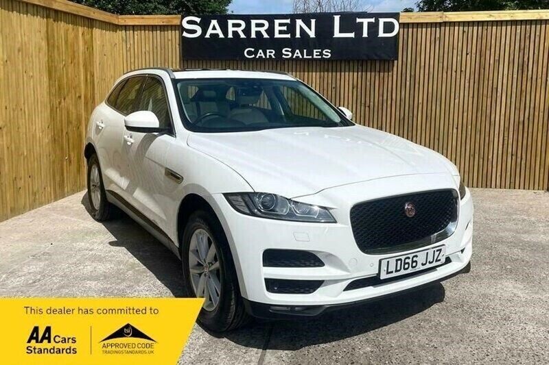 White Used 2016 Jaguar F-Pace Prestige SUV | £13,795 (Fair price) - Image 1/1
