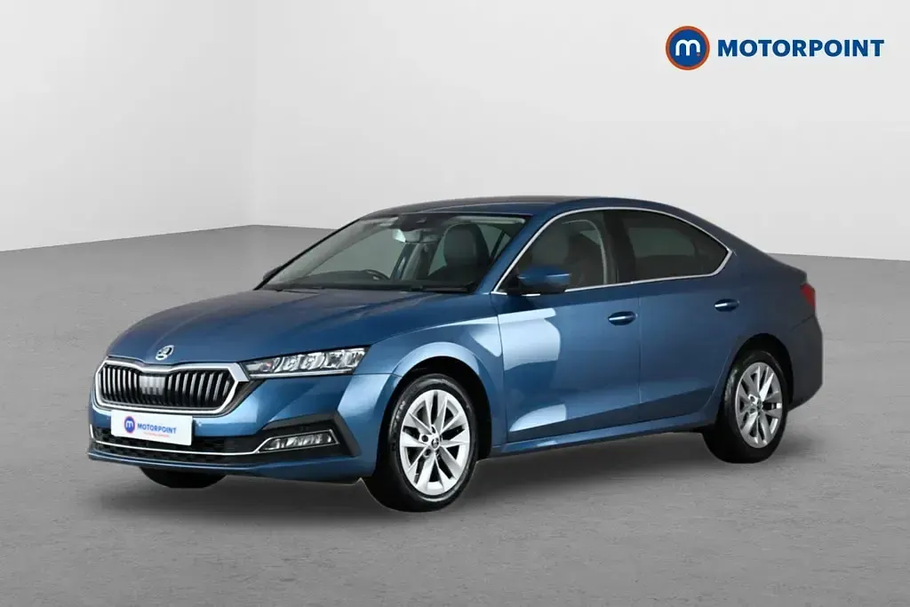 Used Skoda Octavia SE L First Edition 150 HP (110 kW) 2021 Blue Hatchback