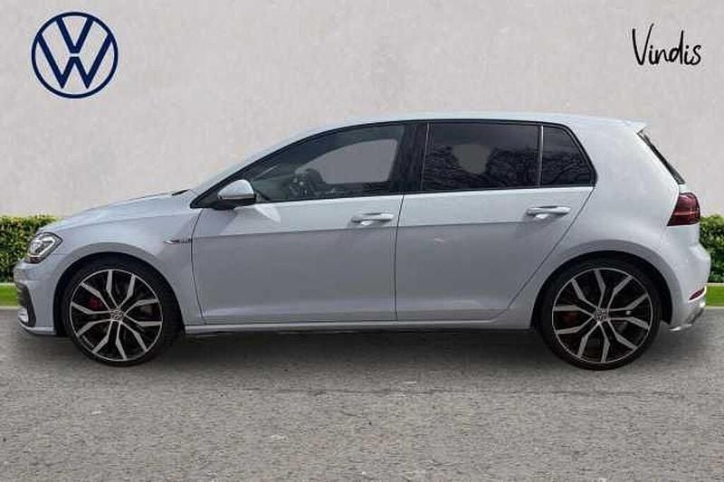 Used VW Golf VII GTI 245 HP (180 kW) 2019 Silver Hatchback