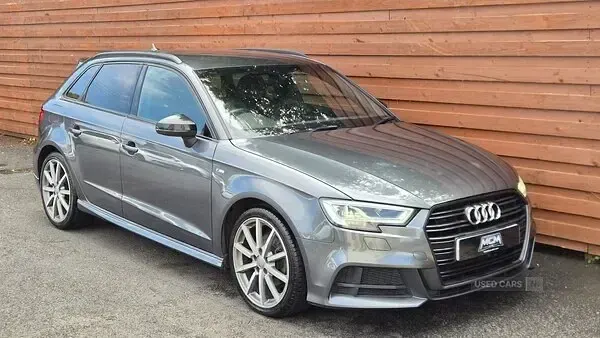Used Audi A3 Black Edition 184 HP (135 kW) 2017 Grey Hatchback